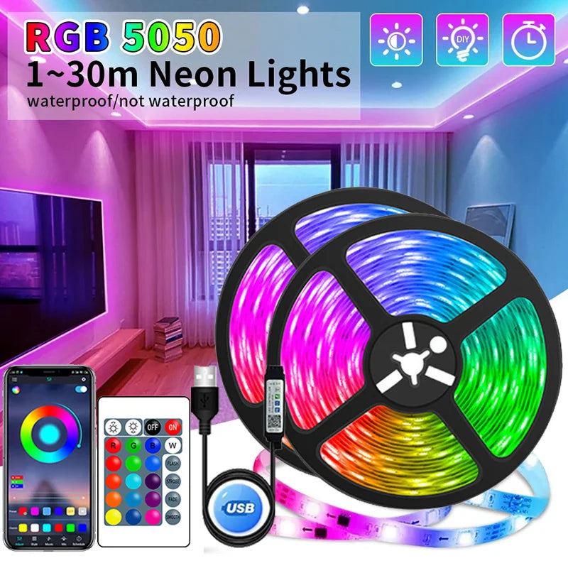 LAMPE LED - BANDES LED MULTICOLORE POUR LA MAISON