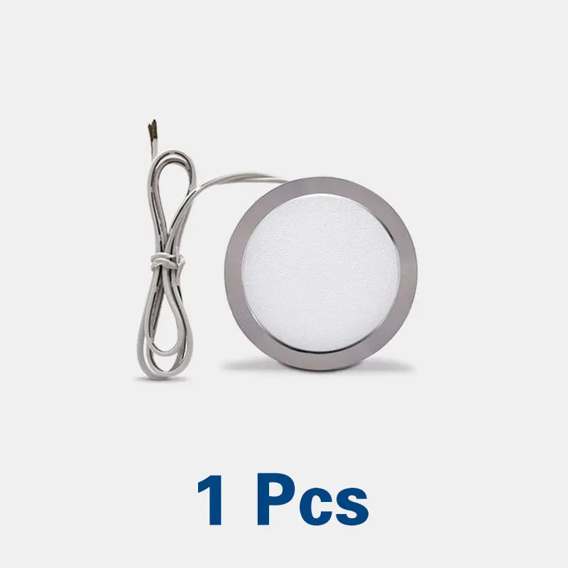 1/3/6pcs LED Cabinet Light 3W 5W DC12V 24V Cupboard Lamp Indoor Lighting for Under Kitchen Cabinet Home Wardrobe Showcase Decor