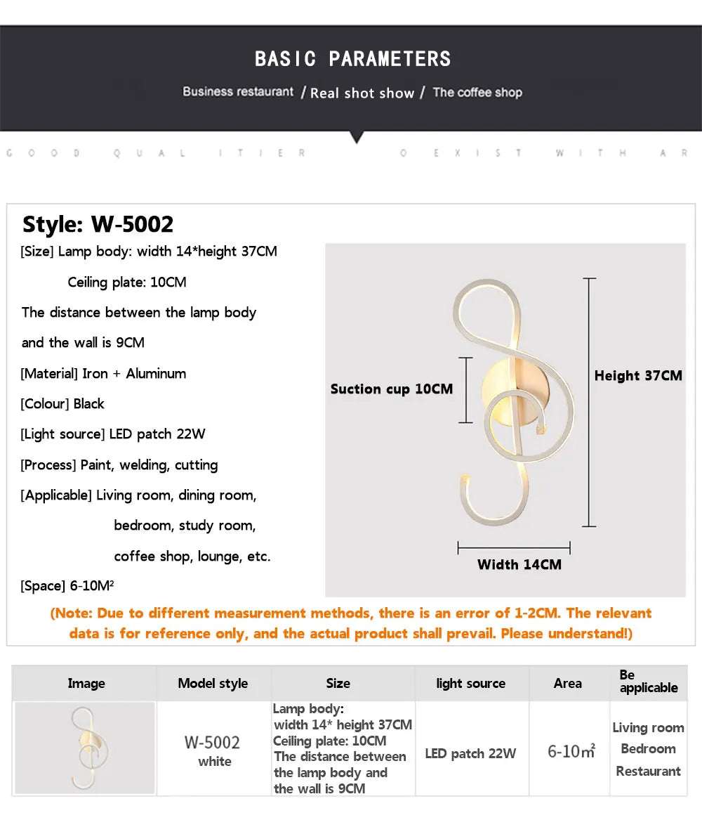 Modern Minimalist Wall Lamps Living Room Bedroom Bedside Luster AC90V-260V LED Indoor black white Lamp Aisle Lighting decoration