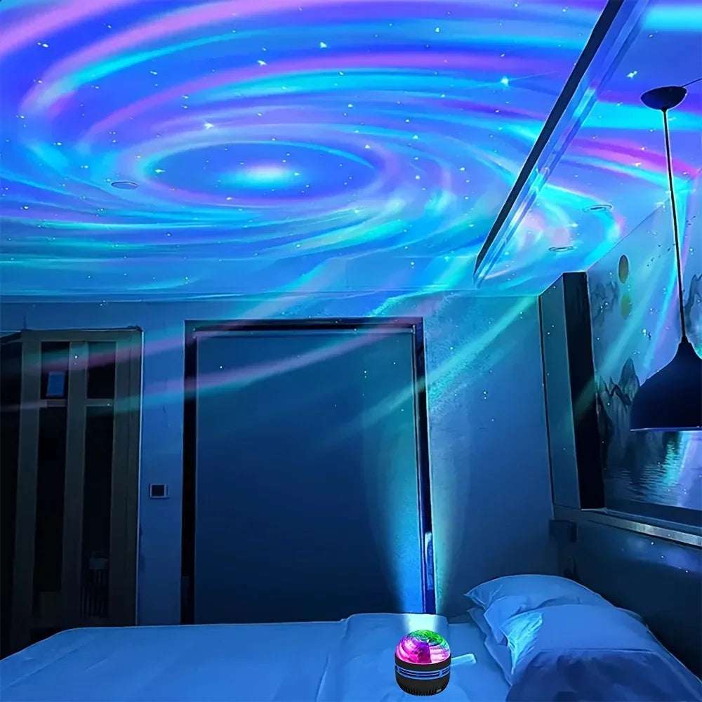 Galaxy Starry Sky LED Projector USB Powered Remote Control Night Light for Children’s Bedroom Christmas/Wedding Ambient Decor