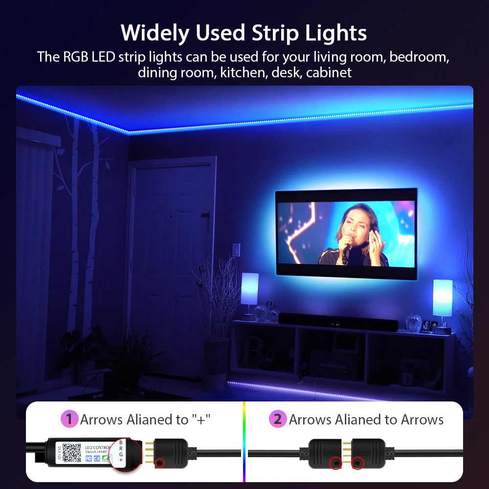 BANDES LED MULTICOLORE POUR LA MAISON