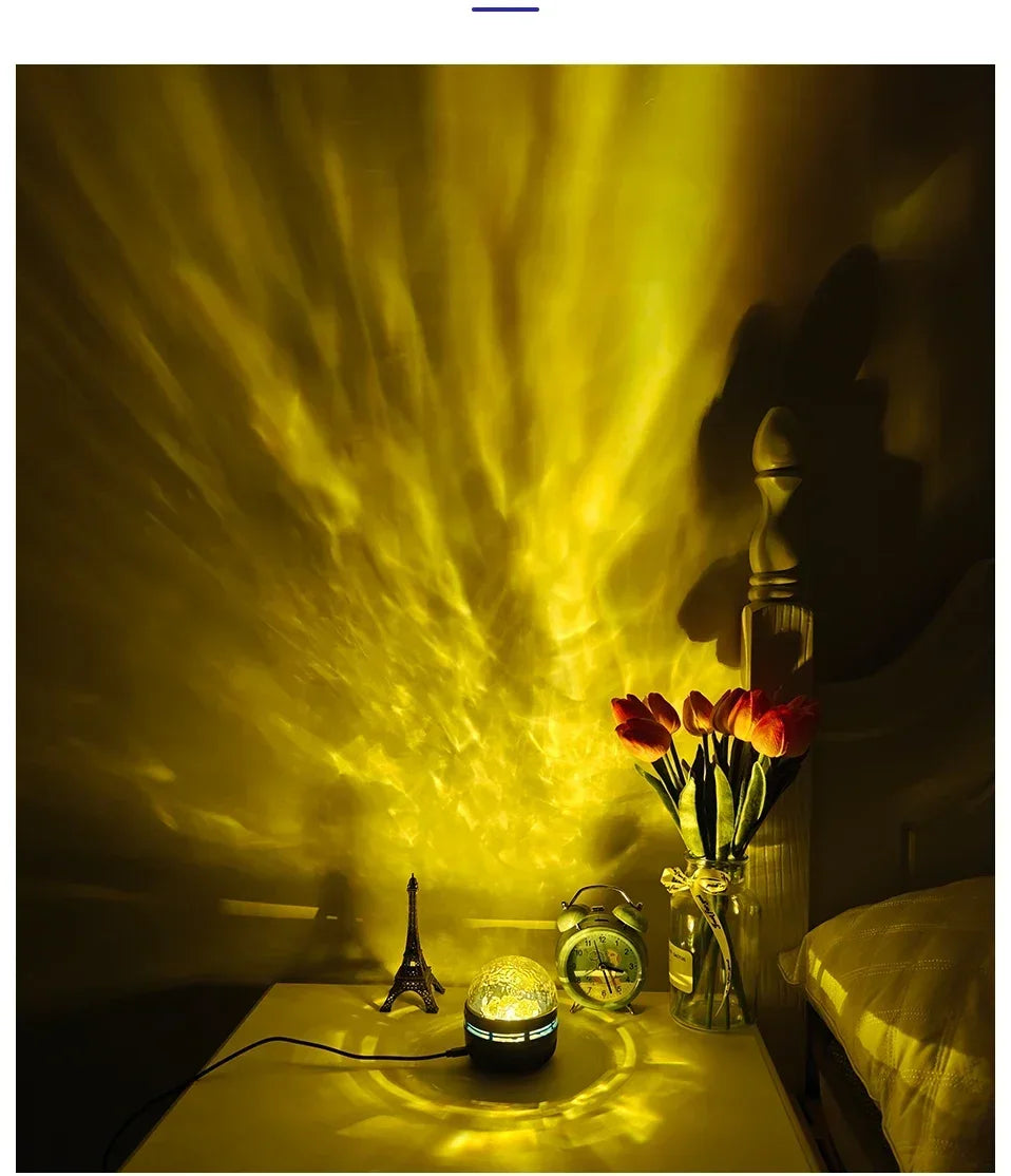 Galaxy Starry Sky LED Projector USB Powered Remote Control Night Light for Children’s Bedroom Christmas/Wedding Ambient Decor