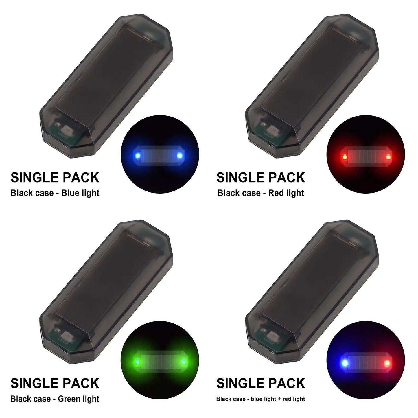 Mini LED Solar Power Car Warning Light Night Security Simulated Alarm Wireless Anti-Theft Caution Lamp Strobe Dummy Alarm Lamp