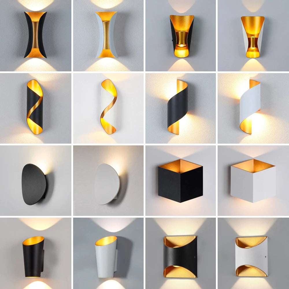 Modern minimalist LED Wall Lamps Nordic style Indoor Wall Lights Bedroom bedside Living Room Wall Sconce Simple indoor Lighting