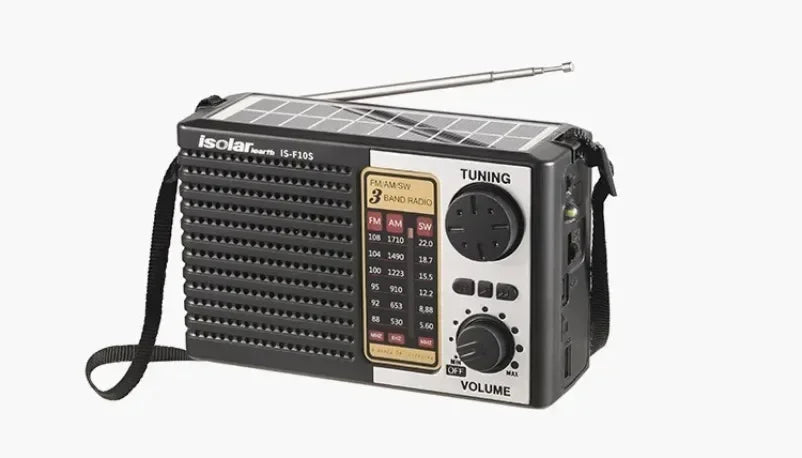Wireless Bluetooth Speaker LED Flashlight FM AM SW Radio Solar Charging Emergency Radio TF Card Full Band High Sensitivity