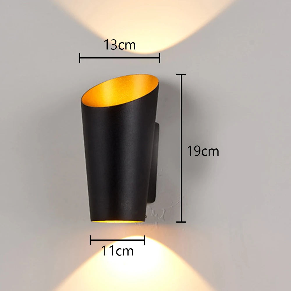 Modern minimalist LED Wall Lamps Nordic style Indoor Wall Lights Bedroom bedside Living Room Wall Sconce Simple indoor Lighting