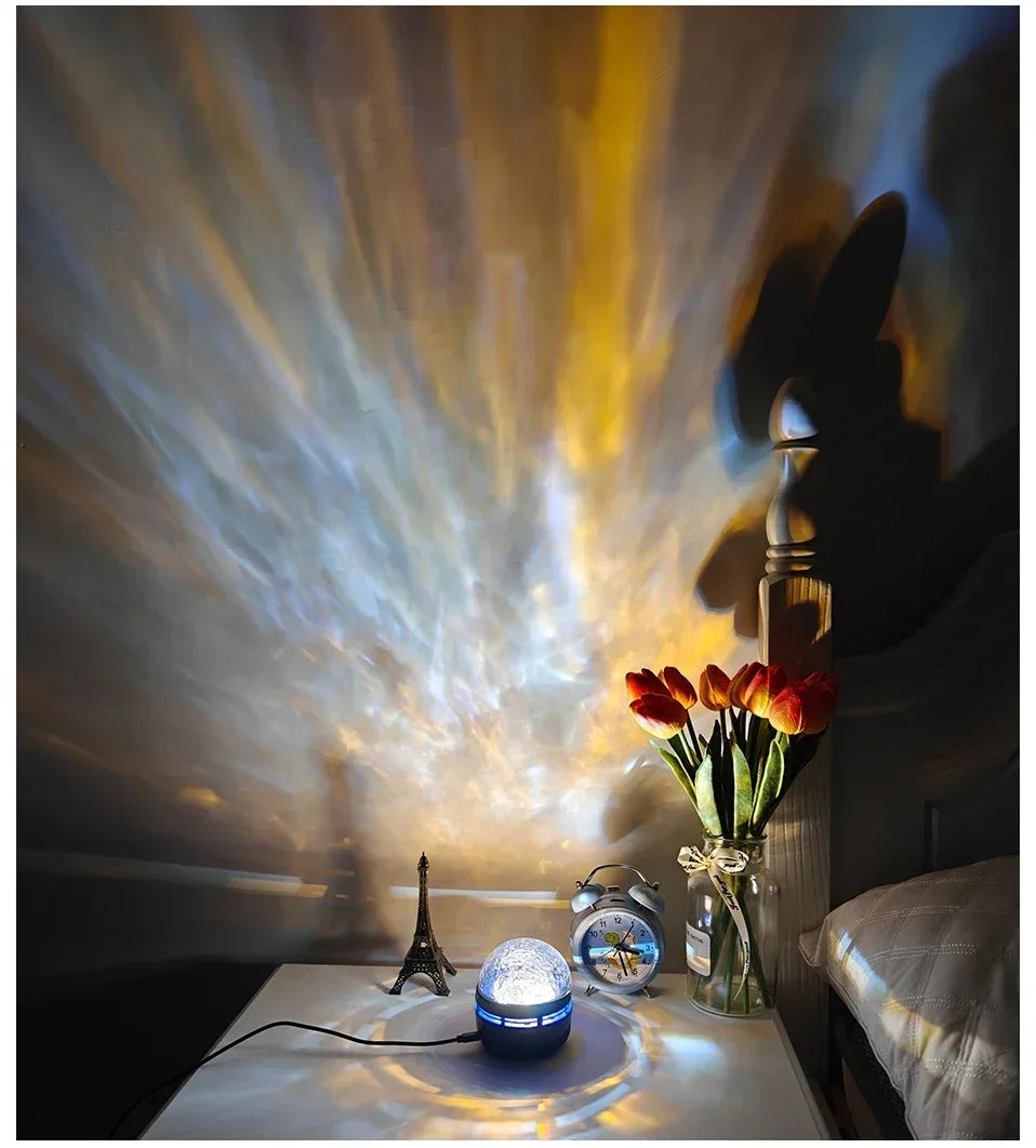 Galaxy Starry Sky LED Projector USB Powered Remote Control Night Light for Children’s Bedroom Christmas/Wedding Ambient Decor