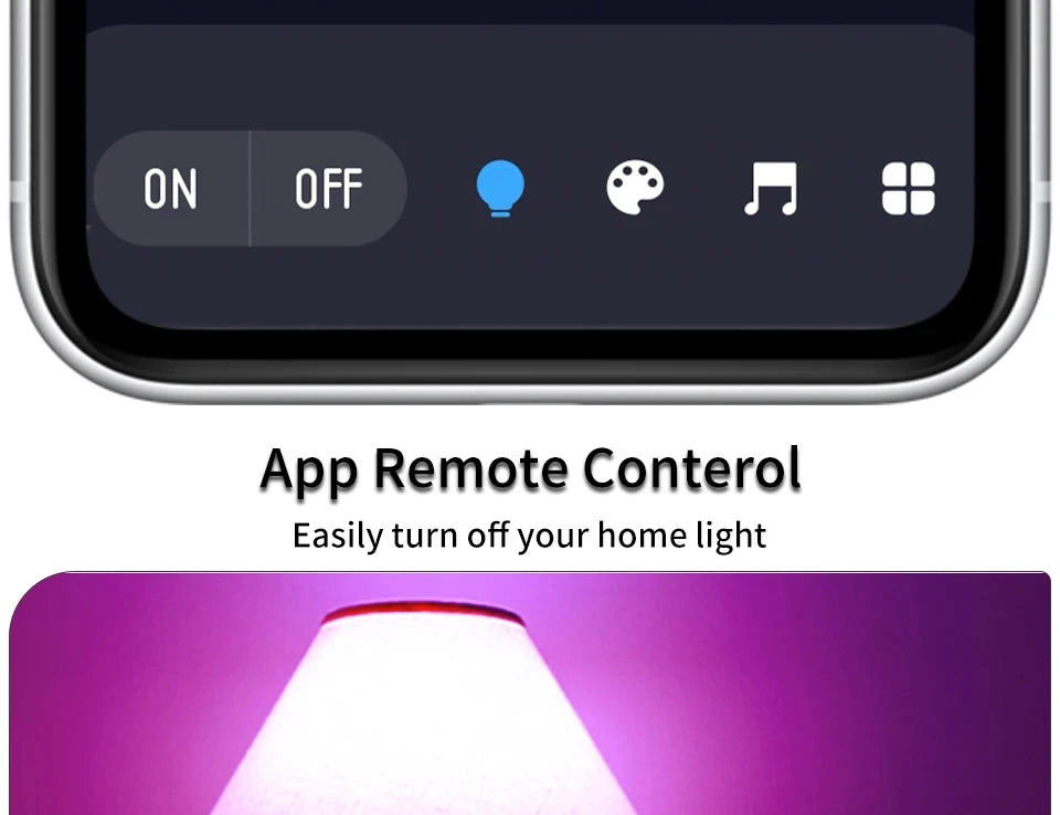 E27 LED Smart Bulb RGB Tuya Lamp Bluetooth APP Control Dimmable Ampoule LED Light Bulb 15W Home Bedroom Christmas Party Decor