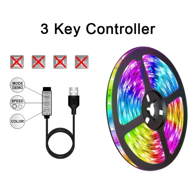 LAMPE LED - BANDES LED MULTICOLORE POUR LA MAISON