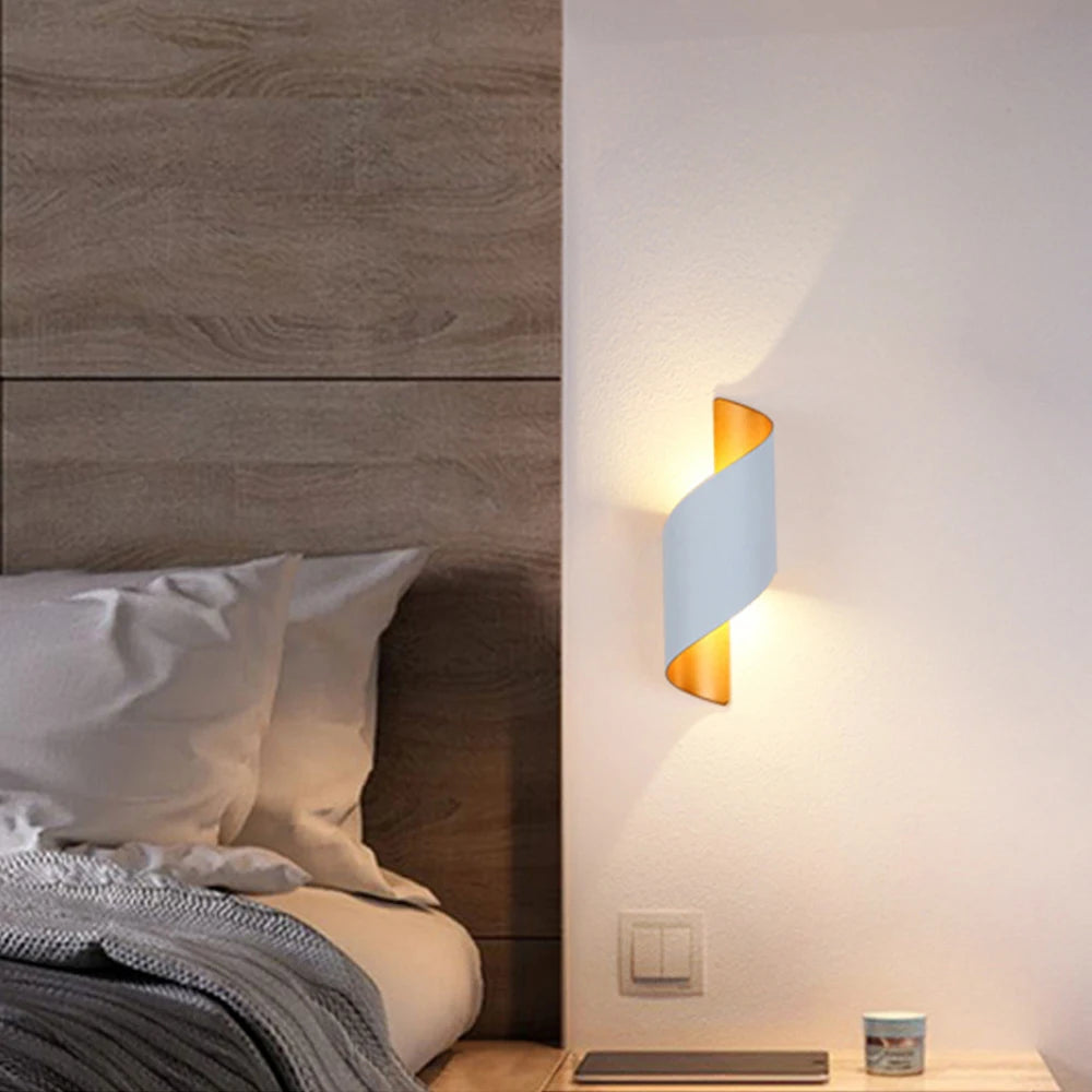 Modern minimalist LED Wall Lamps Nordic style Indoor Wall Lights Bedroom bedside Living Room Wall Sconce Simple indoor Lighting