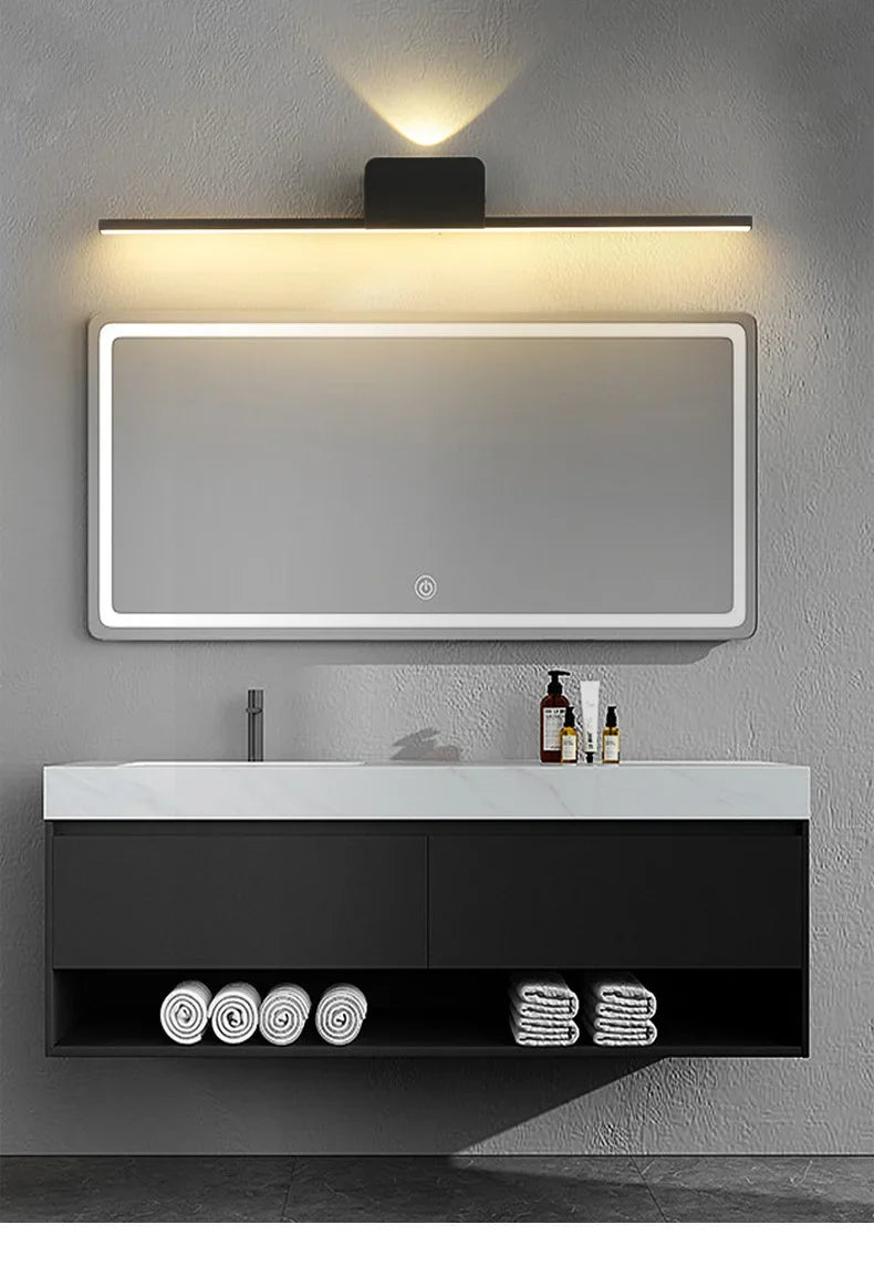Modern Minimalist LED Wall Lamp Bedroom Bedside Long Strip Wall Sconces Living Room Sofa Background Home Indoor Lighting Fixture