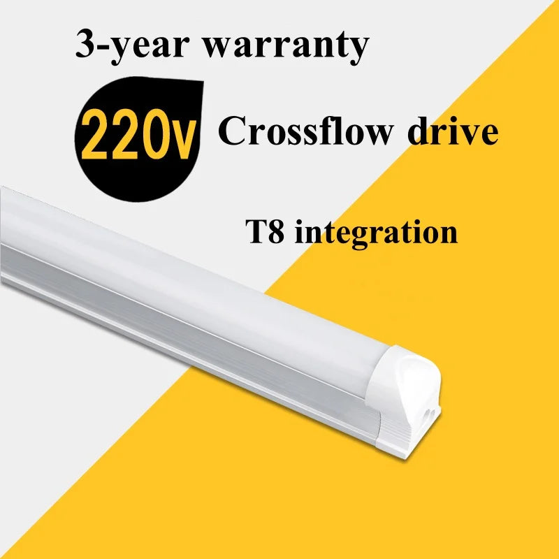 LED Tube T5 T8 Lamp 220V 230V 240V With switch Tube 28cm 57cm 5W 10W LED Wall Lamp Warm Cold White Red blue pink green