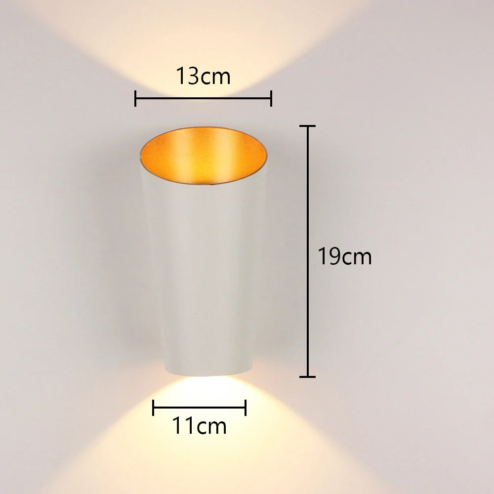 Modern minimalist LED Wall Lamps Nordic style Indoor Wall Lights Bedroom bedside Living Room Wall Sconce Simple indoor Lighting