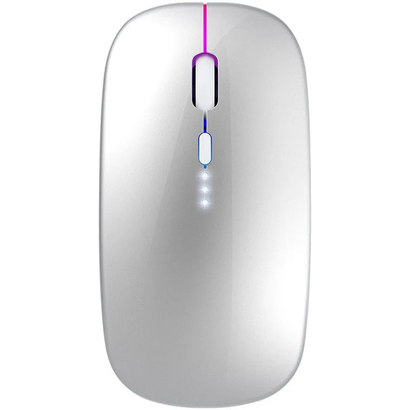 LED Wireless Mouse For Laptop Tablet PC Bluetooth RGB Rechargeable Mouses 2.4G+Bluetooth Silent Mice Backlit Gaming Mouse