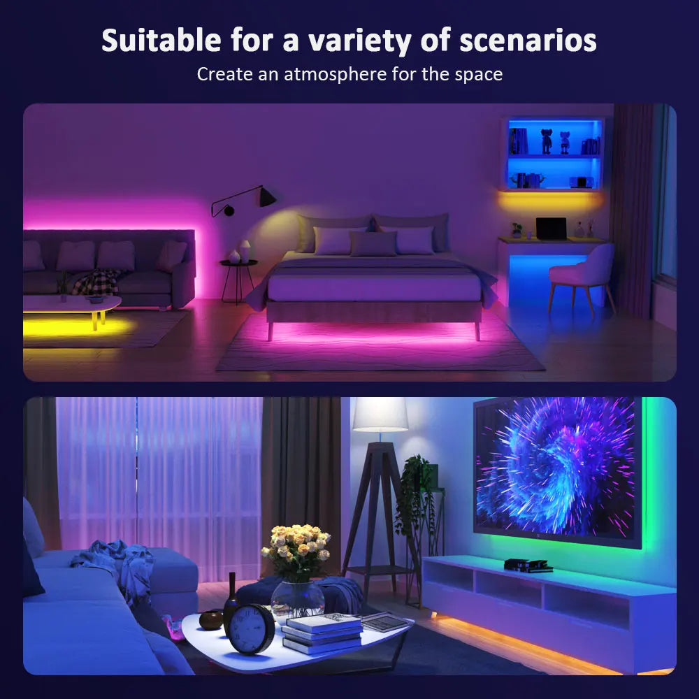 BANDES LED MULTICOLORE POUR LA MAISON