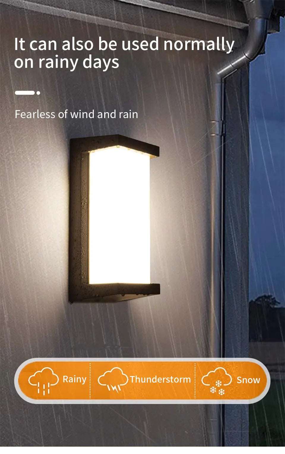 LED Outdoor Wall Light PIR Motion Sensor Wall lamp AC110V 220V Waterproof Modern Indoor Home Balcony Porch Garden Decoration