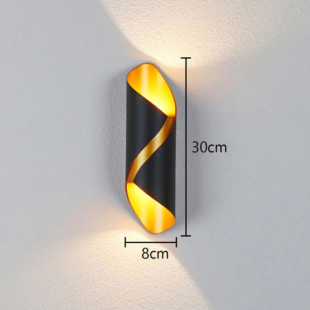 Modern minimalist LED Wall Lamps Nordic style Indoor Wall Lights Bedroom bedside Living Room Wall Sconce Simple indoor Lighting
