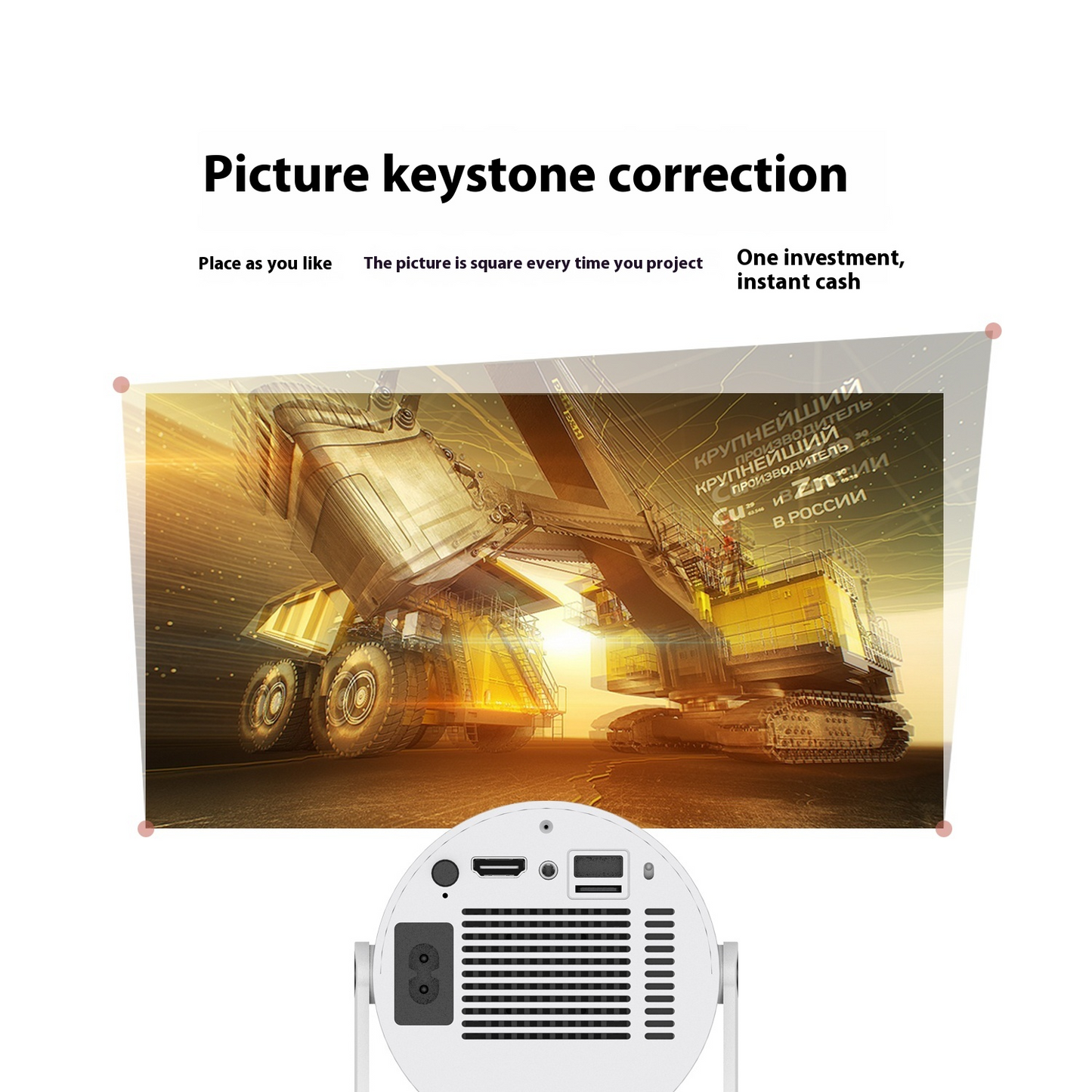 Projecteur Mini LED Portable Ultime