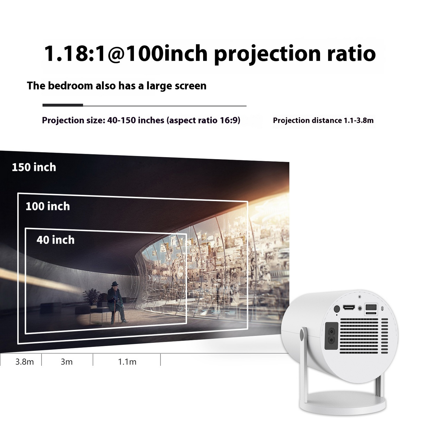 Projecteur Mini LED Portable Ultime