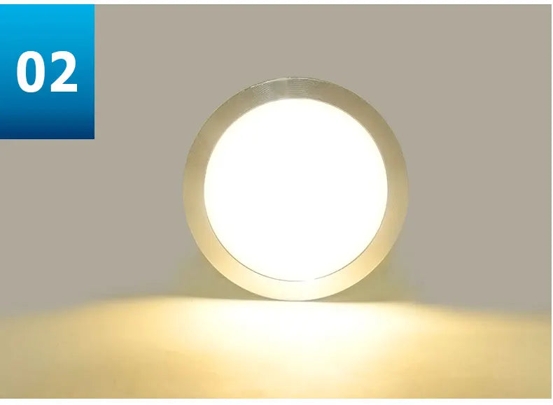 1/3/6pcs LED Cabinet Light 3W 5W DC12V 24V Cupboard Lamp Indoor Lighting for Under Kitchen Cabinet Home Wardrobe Showcase Decor