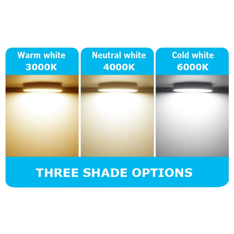 1/3/6pcs LED Cabinet Light 3W 5W DC12V 24V Cupboard Lamp Indoor Lighting for Under Kitchen Cabinet Home Wardrobe Showcase Decor