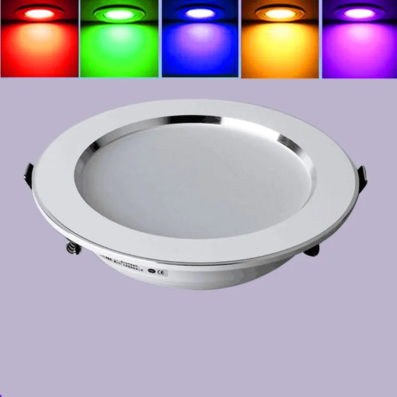 LED Panel Lamp 5w 7w 9w 12w 18w Downlight 220V Thick Aluminum indoor party bar ktv light Lamps Color Recessed LED Spot Lighting