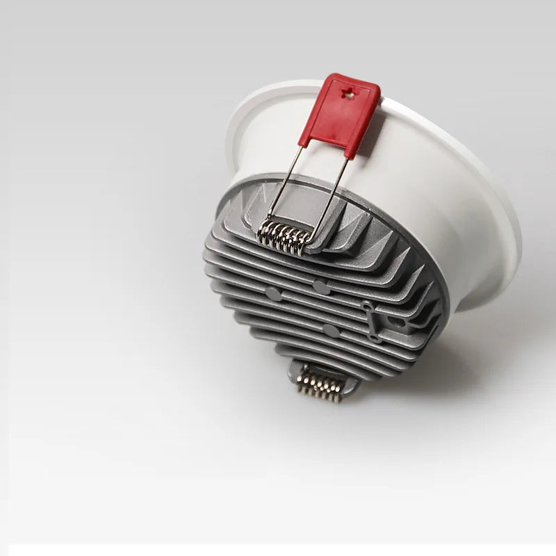 Dimmable Anti-glare Recessed LED Downlight Lamp 5W 7W 9W 12W 20W 85-265V  Ceiling Spot Panel Bulbs Round For Home Lighting