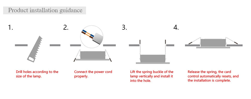 1-10pcs Led Recessed Downlight AC 220V Led Decoration Round Ceiling Lamp 3W 5W 7W 9W 12W 15W LED Spot Light FOR Indoor Lighting