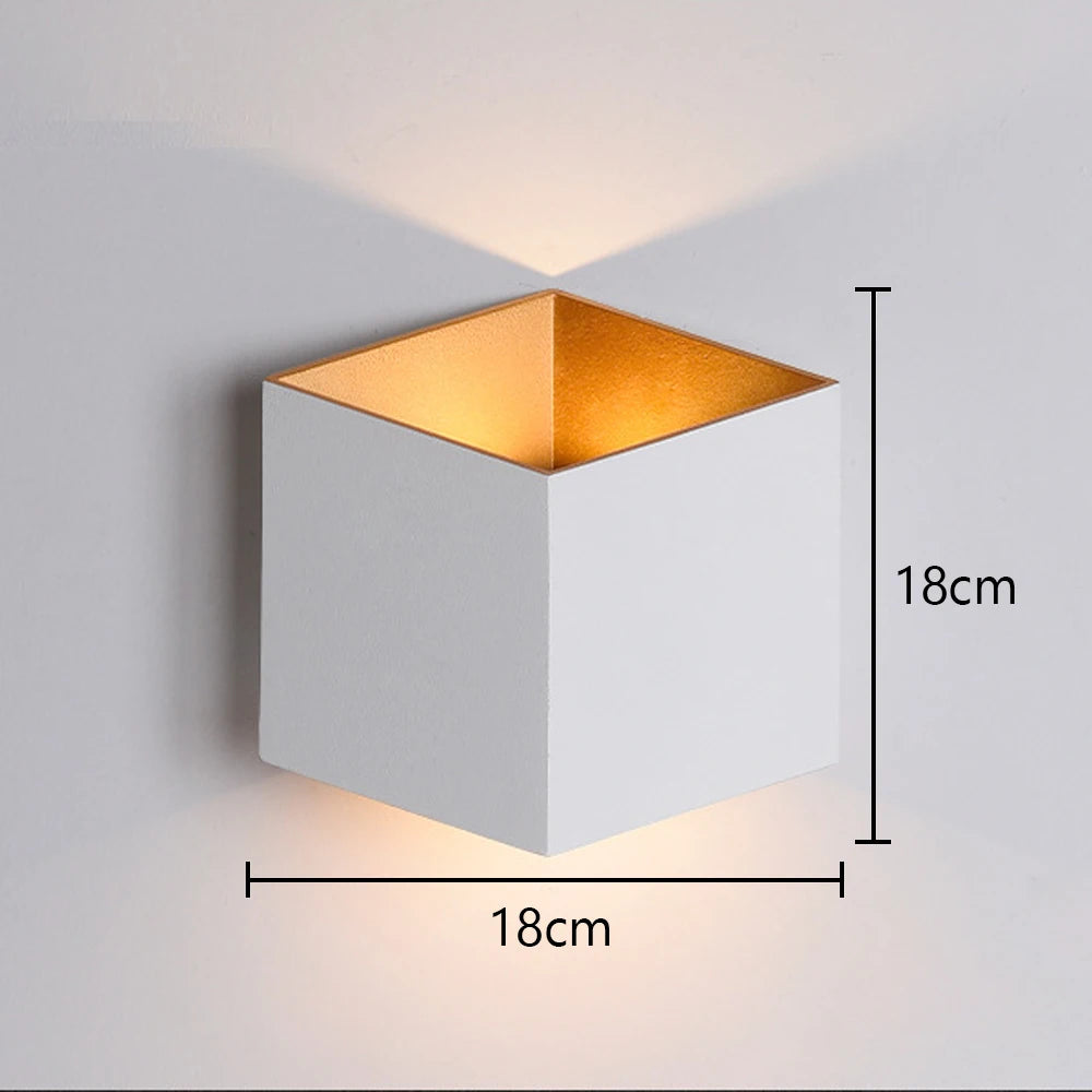 Modern minimalist LED Wall Lamps Nordic style Indoor Wall Lights Bedroom bedside Living Room Wall Sconce Simple indoor Lighting