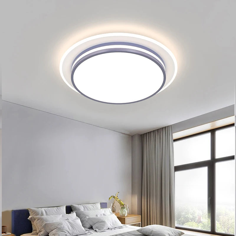 Modern Led Ceiling Lamp Shell Dimmable Aluminium for Living Dining Table Room Bedroom Ceiling Chandelier Art Minimalist Fixture