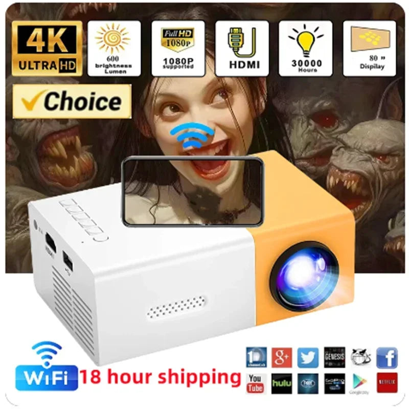 Mini Projecteur Portable YG300 LuxLed
