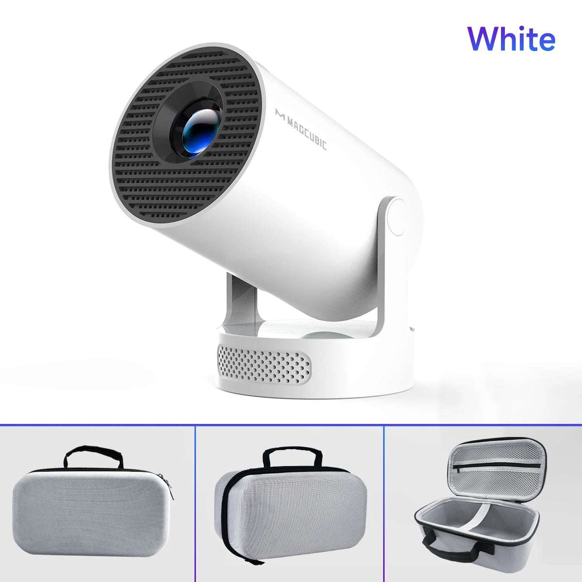 Projecteur Portable HY300 Pro Android 11 - 4K, 1280x720P Full HD, Dual WiFi 6 & BT5.0