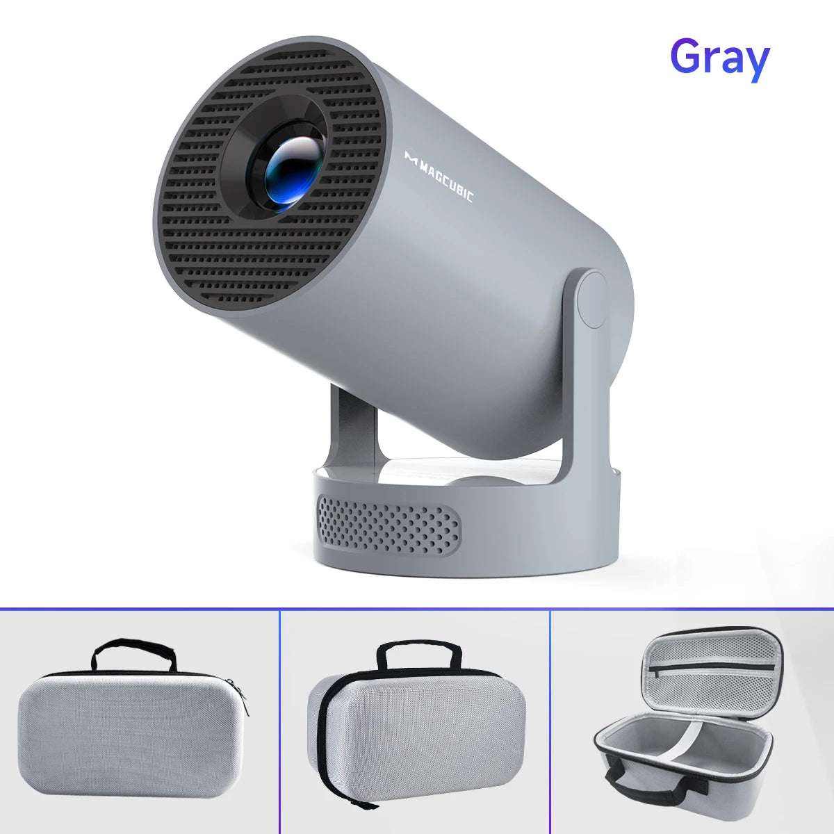 Projecteur Portable HY300 Pro Android 11 - 4K, 1280x720P Full HD, Dual WiFi 6 & BT5.0