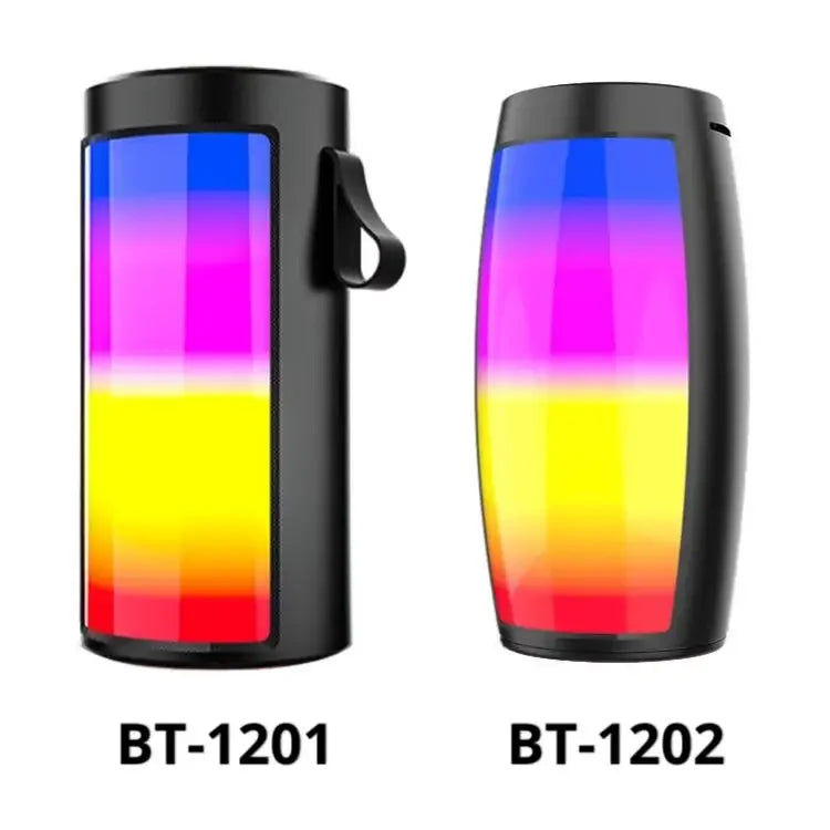 Lanfy# BT-1202 Portable Bluetooth Speaker with Colorful 360 LED Light Show