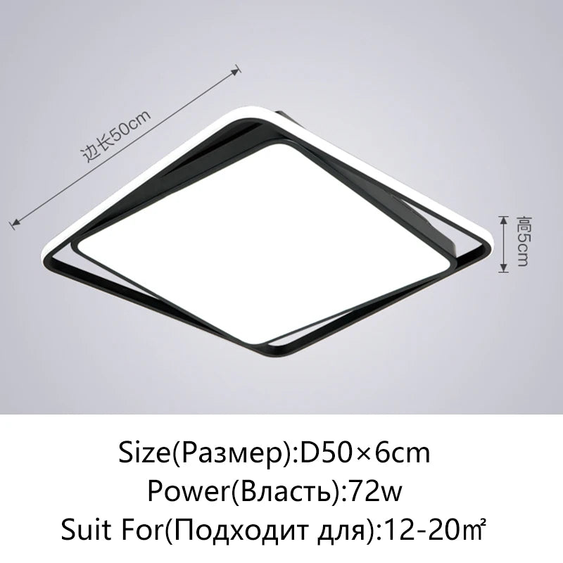 Modern Led Ceiling Lamp Is Suitable For Living Room Dining Room Kitchen Balcony Room Decoration Ceiling Chandelier