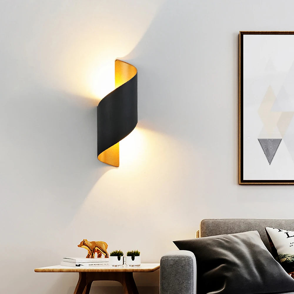 Modern minimalist LED Wall Lamps Nordic style Indoor Wall Lights Bedroom bedside Living Room Wall Sconce Simple indoor Lighting