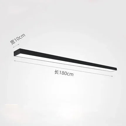 18W 24W 36W 48W Strip Ceiling Led  Lamps Room Lights Lighting Fixture Ultrathin For Living  Kitchen