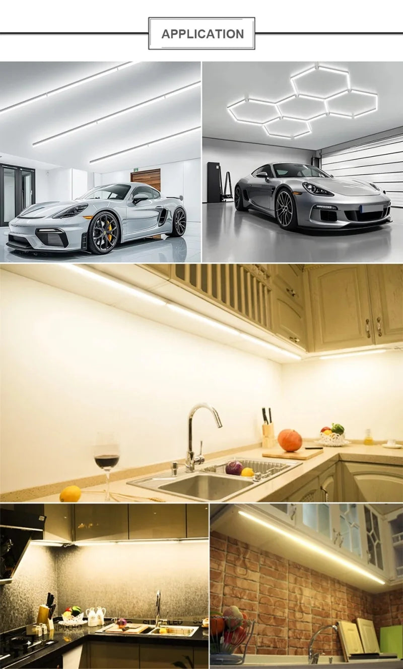 LED Tube T5 T8 Lamp 220V 230V 240V With switch Tube 28cm 57cm 5W 10W LED Wall Lamp Warm Cold White Red blue pink green