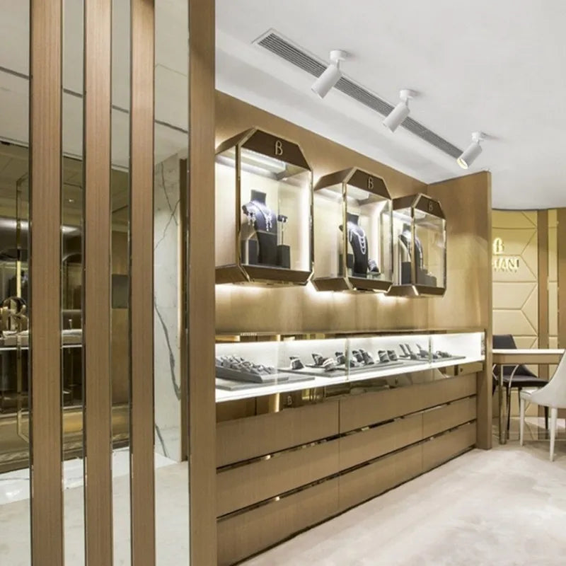 Dimmable LED downlight spot light 7w9W 12W Image wall retro wall lamp AC90V-260V ceiling lamp GU10 Indoor replaceable bulb