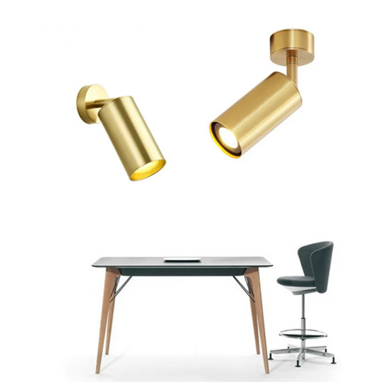 Dimmable LED downlight spot light 7w9W 12W Image wall retro wall lamp AC90V-260V ceiling lamp GU10 Indoor replaceable bulb