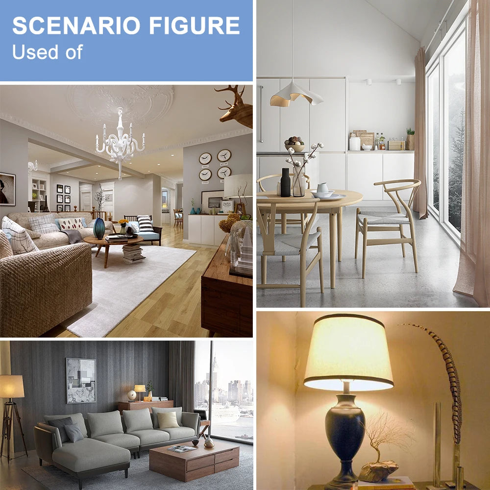 LED Bulb E27 Lamp 220V Lights E14 Spotlight 240V Lampada Leds Chandeliers 3W 6W 9W 12W 15W 18W 20W Bombillas For Home Ampoule