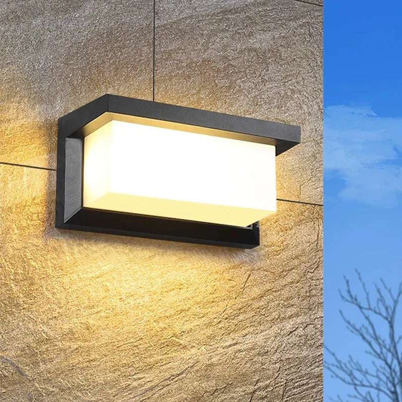LED Outdoor Wall Light PIR Motion Sensor Wall lamp AC110V 220V Waterproof Modern Indoor Home Balcony Porch Garden Decoration