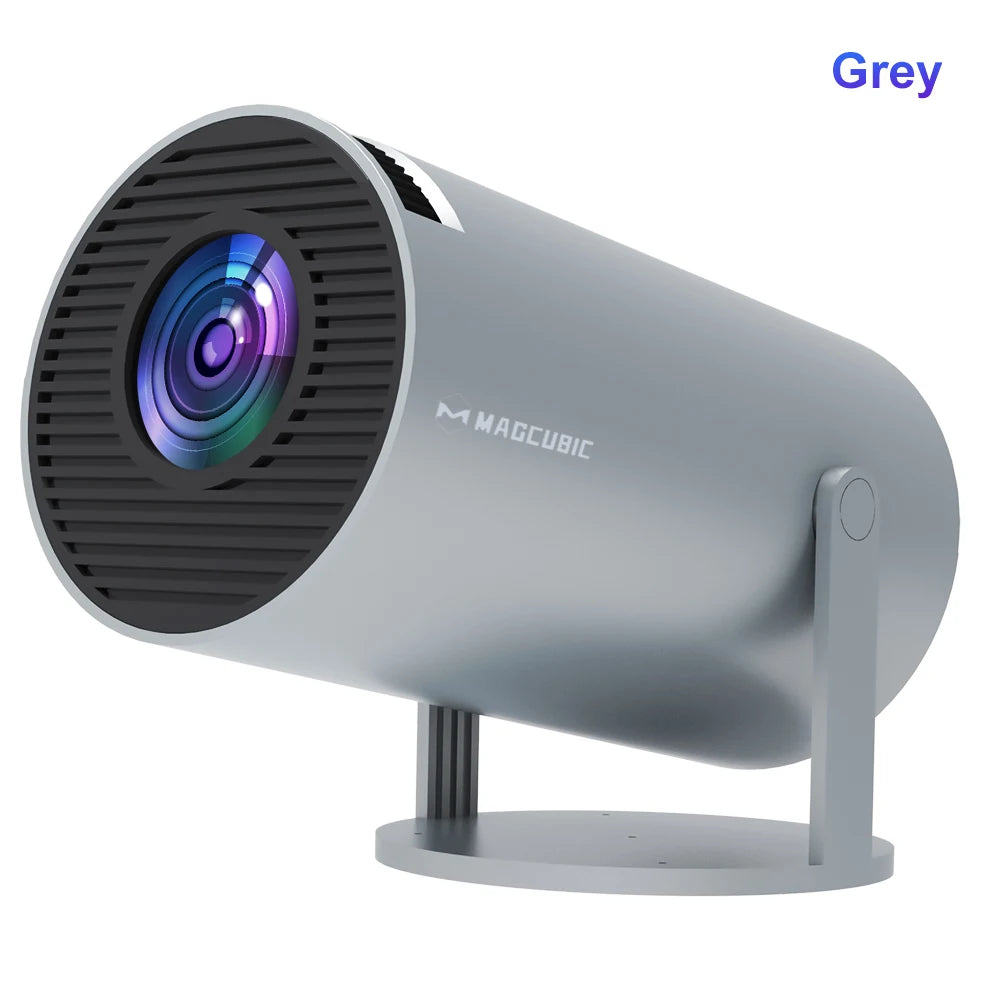 Magcubic Projector Android 11 4K 1280*720P HY300 Pro + Dual Wifi 260ANSI 180°flexible BT5.0 Cinema Outdoor Portable Projector