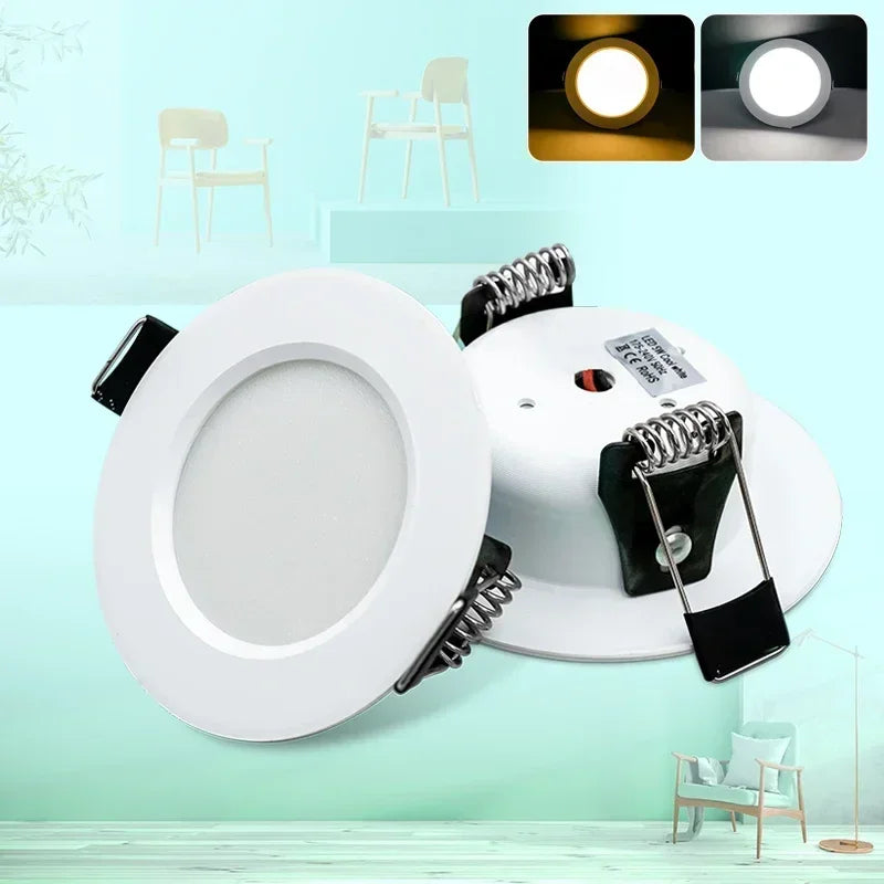 1-10pcs Led Recessed Downlight AC 220V Led Decoration Round Ceiling Lamp 3W 5W 7W 9W 12W 15W LED Spot Light FOR Indoor Lighting