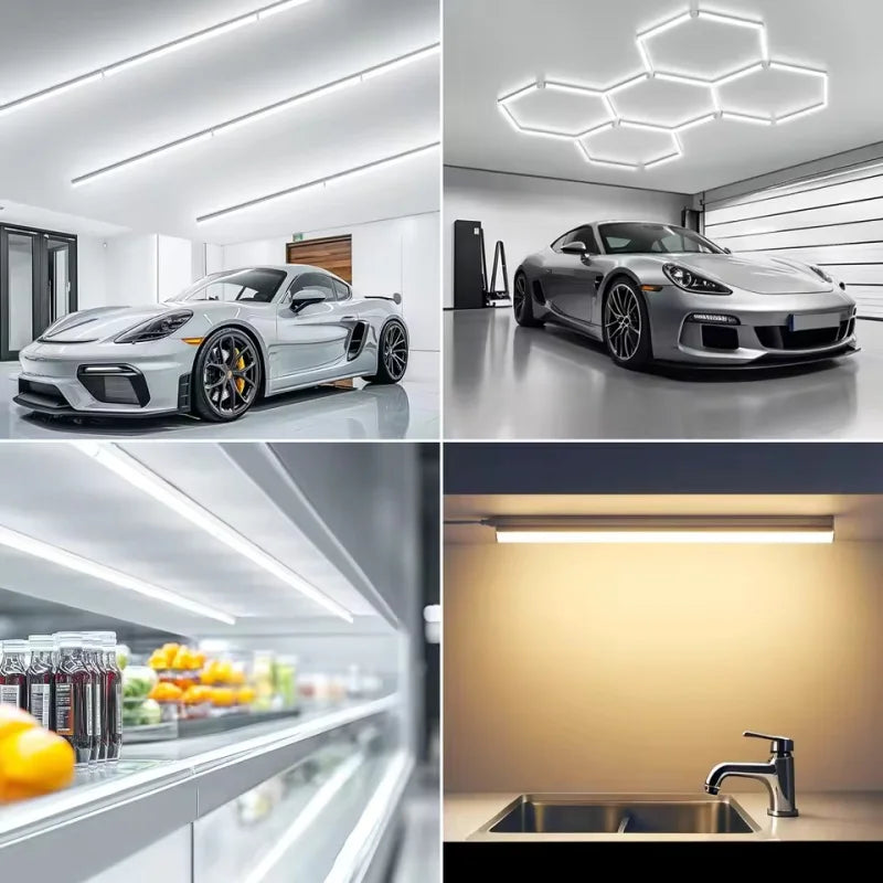 LED Tube T5 T8 Lamp 220V 230V 240V With switch Tube 28cm 57cm 5W 10W LED Wall Lamp Warm Cold White Red blue pink green