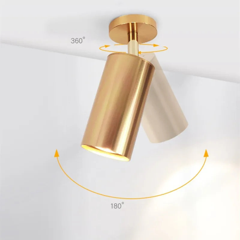 Dimmable LED downlight spot light 7w9W 12W Image wall retro wall lamp AC90V-260V ceiling lamp GU10 Indoor replaceable bulb