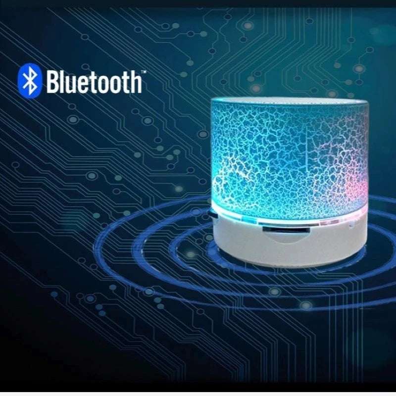 LED Light Crack Wirless Bluetooth Speaker Outdoor Sound Box Small Protable Speaker for All Smartphones MP3 Music Sound Column