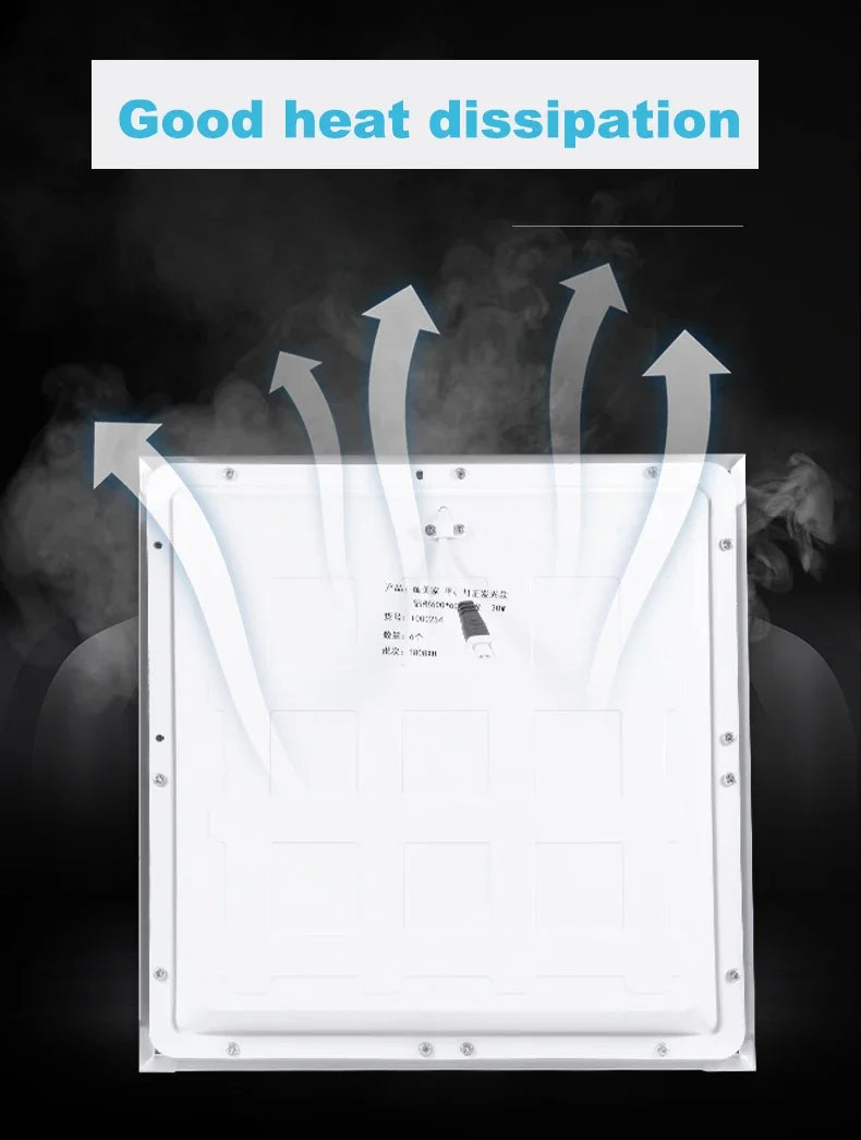 60cm Panel Led Ceiling Lights 70W Ultra-thin Led Panel Lamp for Home Decor Bedroom Indoor Lighting Square Ceiling Lamp Office