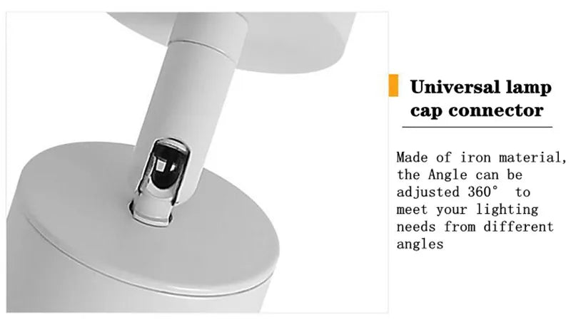 Dimmable LED downlight spot light 7w9W 12W Image wall retro wall lamp AC90V-260V ceiling lamp GU10 Indoor replaceable bulb