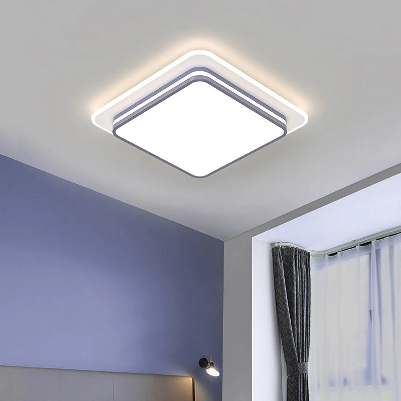 Modern Led Ceiling Lamp Shell Dimmable Aluminium for Living Dining Table Room Bedroom Ceiling Chandelier Art Minimalist Fixture